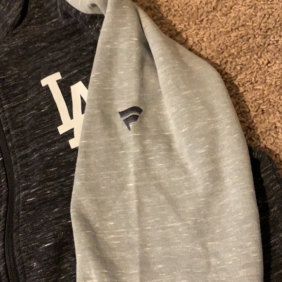 NWT Fanatics Los Angeles Dodgers Fleece Zip-up Sweatshirt - Picture 7 of 15